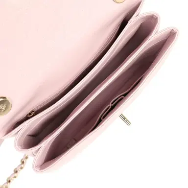 Chanel Chanel Medium Trendy CC Top Handle Flap Light Pink Lambskin Light Gold Hardware | Thumbnail 9 Chanel Chanel Medium Trendy CC Top Handle Flap Light Pink Lambskin Light Gold Hardware | Thumbnail 9