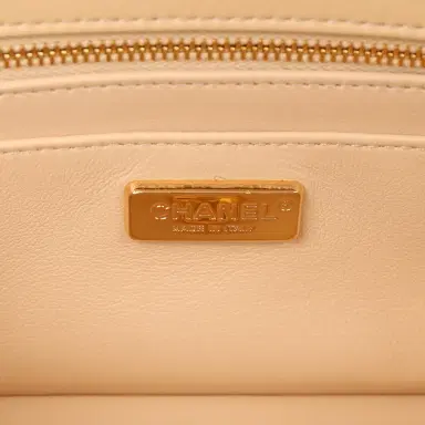 Chanel Chanel Mini Rectangular "Macrame Chain" Flap Bag Golden, Beige Woven Gold Hardware | Thumbnail 8 Chanel Chanel Mini Rectangular "Macrame Chain" Flap Bag Golden, Beige Woven Gold Hardware | Thumbnail 8