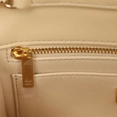 Chanel Chanel Mini Rectangular "Macrame Chain" Flap Bag Golden, Beige Woven Gold Hardware | Thumbnail 9 Chanel Chanel Mini Rectangular "Macrame Chain" Flap Bag Golden, Beige Woven Gold Hardware | Thumbnail 9