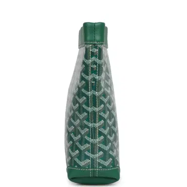 goyard Goyard Goyardine Canvas Green Conti Pouch Palladium Hardware | Thumbnail 5