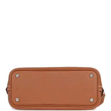 HERMÈS Hermes 1923 Bolide Mini Gold Evercolor Palladium Hardware | Thumbnail 9 HERMÈS Hermes 1923 Bolide Mini Gold Evercolor Palladium Hardware | Thumbnail 9