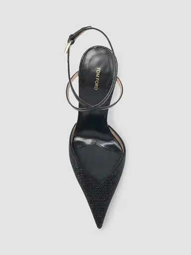 Tom Ford Women's Selen 105MM Embellished Leather Pumps | Thumbnail 3