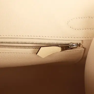 HERMÈS Hermes Birkin Sellier 30 Nata Epsom Palladium Hardware | Thumbnail 9 HERMÈS Hermes Birkin Sellier 30 Nata Epsom Palladium Hardware | Thumbnail 9