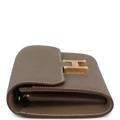 HERMÈS Hermes Constance Wallet To Go Etoupe Epsom Gold Hardware | Thumbnail 4 HERMÈS Hermes Constance Wallet To Go Etoupe Epsom Gold Hardware | Thumbnail 4