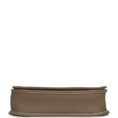 HERMÈS Hermes Evelyne 23 Etoupe Clemence Palladium Hardware | Thumbnail 6 HERMÈS Hermes Evelyne 23 Etoupe Clemence Palladium Hardware | Thumbnail 6