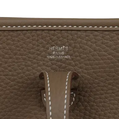 HERMÈS Hermes Evelyne 23 Etoupe Clemence Palladium Hardware | Thumbnail 7 HERMÈS Hermes Evelyne 23 Etoupe Clemence Palladium Hardware | Thumbnail 7