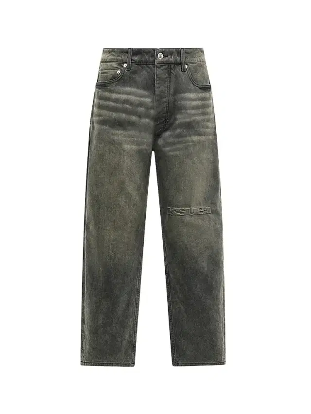 Ksubi Men's Hazlow Graphite Intruder Straight-Leg Jeans