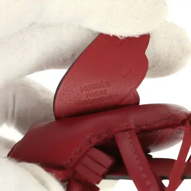 HERMÈS Hermes Pegase Rodeo Bag Charm PM Rouge Grenat Milo Lambskin | Thumbnail 3 HERMÈS Hermes Pegase Rodeo Bag Charm PM Rouge Grenat Milo Lambskin | Thumbnail 3