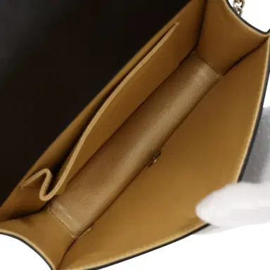 Chanel Pre-owned Chanel Medium "Paris-Versailles" Boy Bag Black, Gold, White Lambskin Antique Gold Hardware | Thumbnail 9 Chanel Pre-owned Chanel Medium "Paris-Versailles" Boy Bag Black, Gold, White Lambskin Antique Gold Hardware | Thumbnail 9