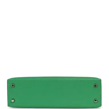 HERMÈS Pre-owned Hermes Kelly Sellier 20 Bambou Chevre Mysore Palladium Hardware | Thumbnail 6 HERMÈS Pre-owned Hermes Kelly Sellier 20 Bambou Chevre Mysore Palladium Hardware | Thumbnail 6