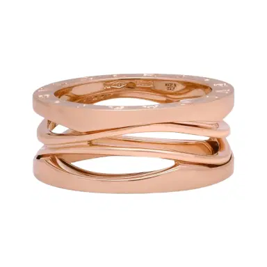BVLGARI Bulgari B.Zero1 Design Legend 18K Rose Gold Three Band Ring Sz. 6.75 by The Solist | Thumbnail 1 BVLGARI Bulgari B.Zero1 Design Legend 18K Rose Gold Three Band Ring Sz. 6.75 by The Solist | Thumbnail 1