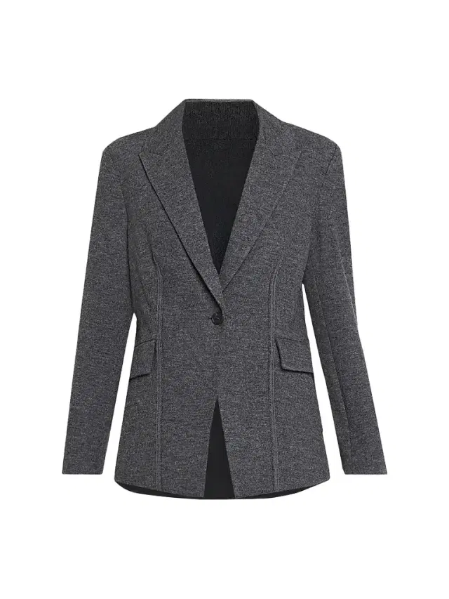 Simkhai Women's Auden Virgin Wool-Blend Blazer