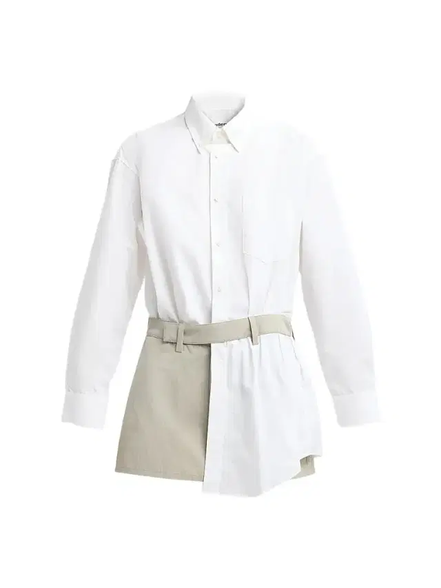 Alexander Wang Women's Tucked Shirt Cotton Romper