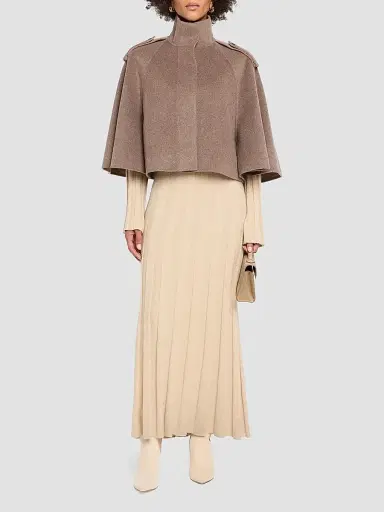 Simkhai Women's Yara Wool-Blend Cape Jacket | Thumbnail 2 Simkhai Women's Yara Wool-Blend Cape Jacket | Thumbnail 2