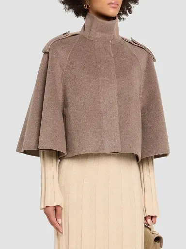 Simkhai Women's Yara Wool-Blend Cape Jacket | Thumbnail 4 Simkhai Women's Yara Wool-Blend Cape Jacket | Thumbnail 4