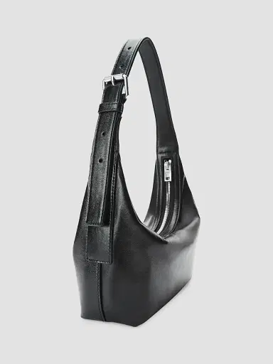 Alexander Wang Women's Punch Small Leather Hobo Bag | Thumbnail 2 Alexander Wang Women's Punch Small Leather Hobo Bag | Thumbnail 2