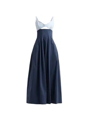 Simkhai Women's Maddy Cotton-Blend Cut-Out Midi Dress | Thumbnail 1 Simkhai Women's Maddy Cotton-Blend Cut-Out Midi Dress | Thumbnail 1