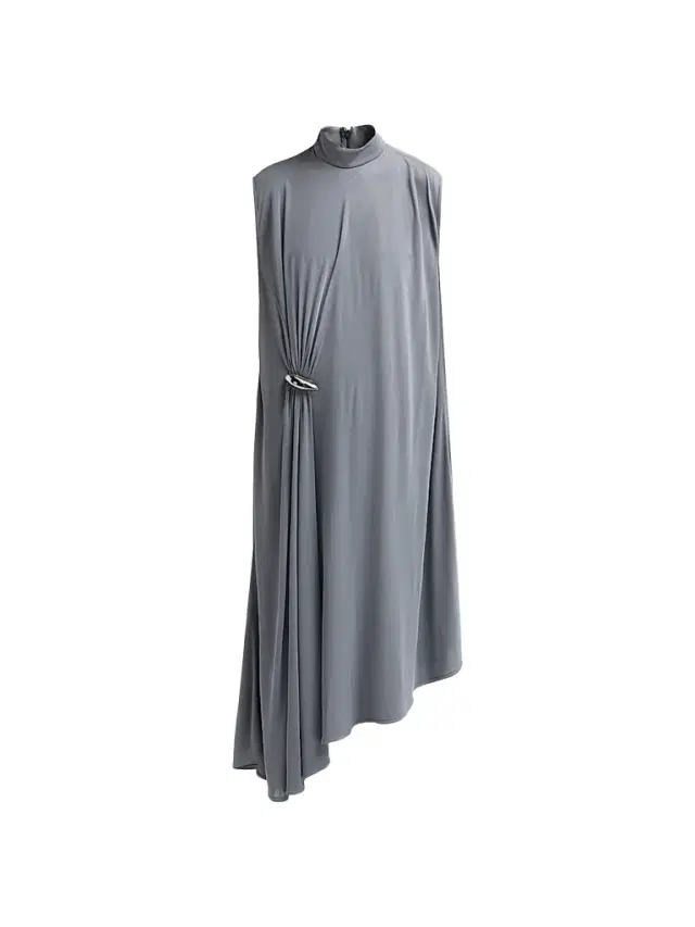 Bottega Veneta Women's Jersey Crêpe Brooch Asymmetric Midi Dress