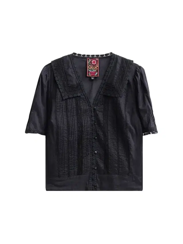 Johnny Was Women's Kayti Cotton Pintuck Blouse