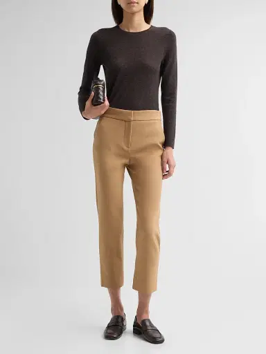 Veronica Beard Women's Renzo High-Rise Slim Cropped Pants | Thumbnail 2