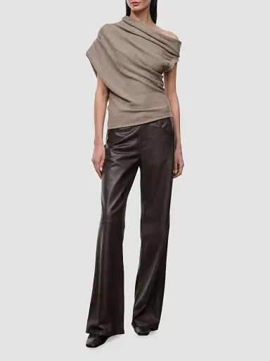 Staud Women's Mabel Merino Wool Asymmetric Sweater | Thumbnail 2
