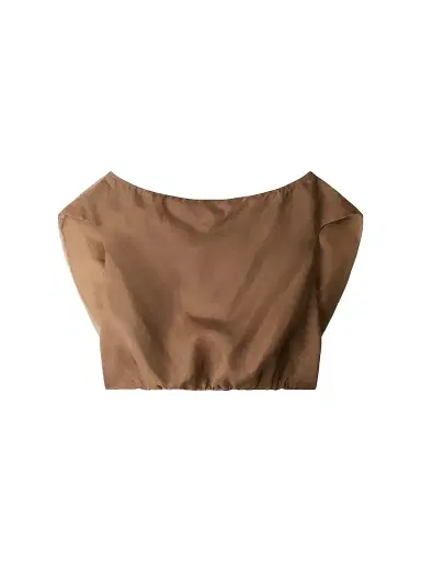 Staud Women's Larissa Silk Off-the-Shoulder Top | Thumbnail 1