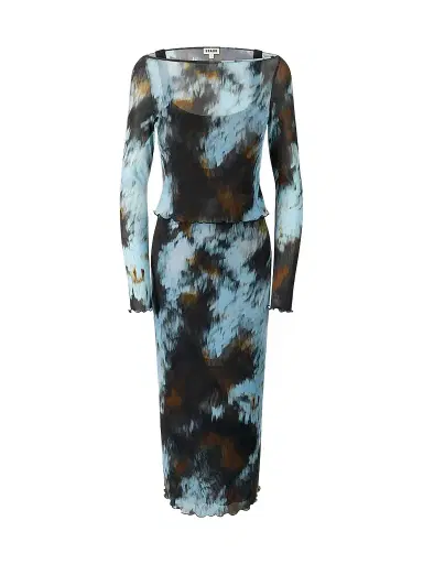 Staud Women's Zella Abstract Maxi Dress | Thumbnail 1
