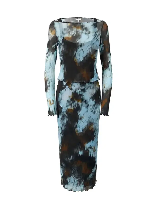 Staud Women's Zella Abstract Maxi Dress