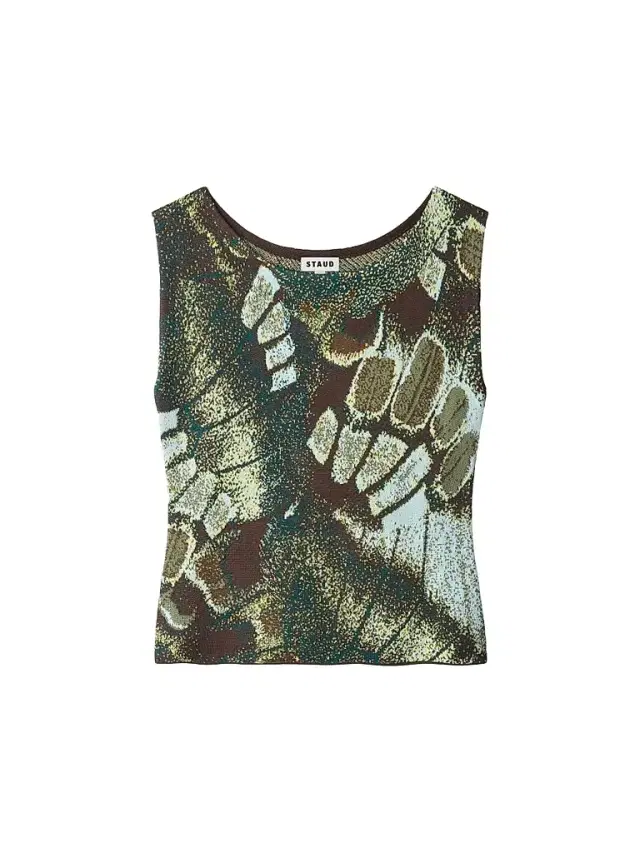 Staud Women's Veronica Butterfly Jacquard-Knit Top