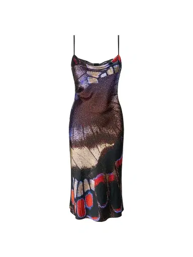 Staud Women's Evangeline Printed Stretch-Silk Midi Dress | Thumbnail 1