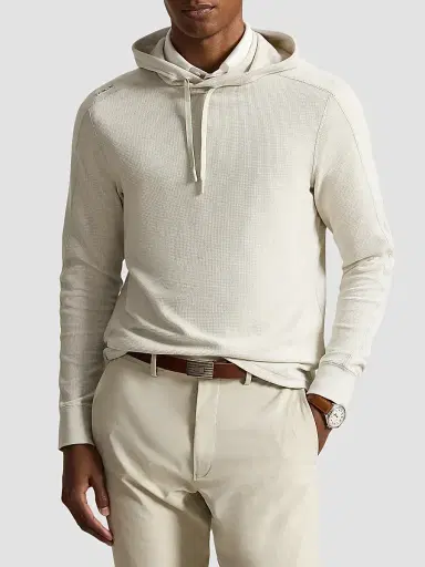 Polo Ralph Lauren Men's RLX Waffle-Knit Hoodie | Thumbnail 4