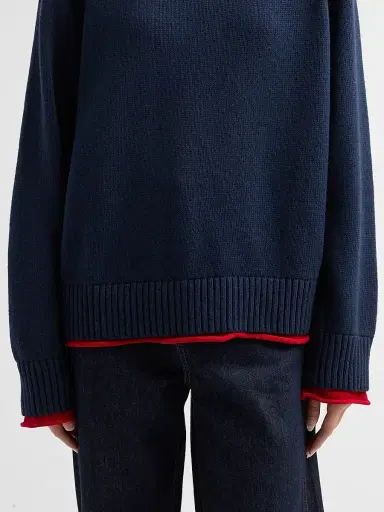 rag & bone Women's Hazel Rollneck Cotton-Wool Sweater | Thumbnail 5