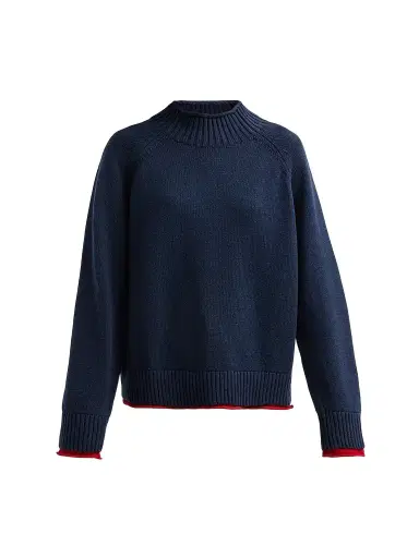 rag & bone Women's Hazel Rollneck Cotton-Wool Sweater | Thumbnail 1