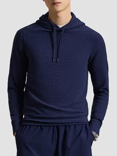 Polo Ralph Lauren Men's RLX Waffle-Knit Hoodie | Thumbnail 4