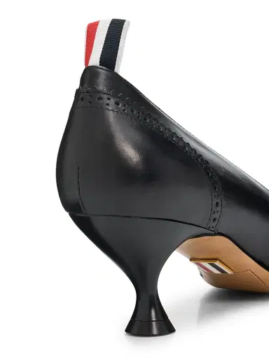 Thom Browne Women's Wingtip 50MM Leather Pumps | Thumbnail 4 Thom Browne Women's Wingtip 50MM Leather Pumps | Thumbnail 4