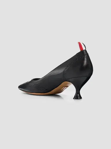Thom Browne Women's Wingtip 50MM Leather Pumps | Thumbnail 5 Thom Browne Women's Wingtip 50MM Leather Pumps | Thumbnail 5