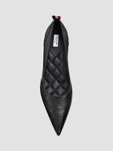 Thom Browne Women's Wingtip 50MM Leather Pumps | Thumbnail 6 Thom Browne Women's Wingtip 50MM Leather Pumps | Thumbnail 6