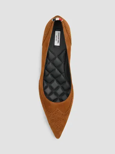 Thom Browne Women's Wingtip 50MM Suede Pumps | Thumbnail 6 Thom Browne Women's Wingtip 50MM Suede Pumps | Thumbnail 6