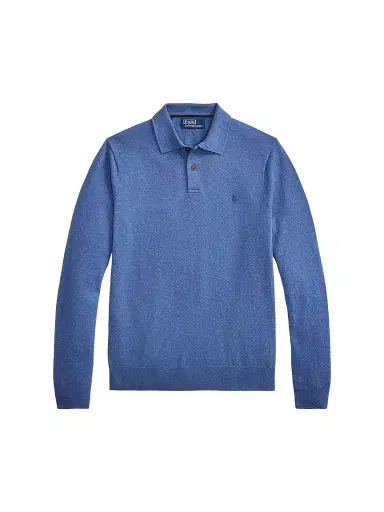 Polo Ralph Lauren Men's Wool Polo-Collar Sweater | Thumbnail 1 Polo Ralph Lauren Men's Wool Polo-Collar Sweater | Thumbnail 1