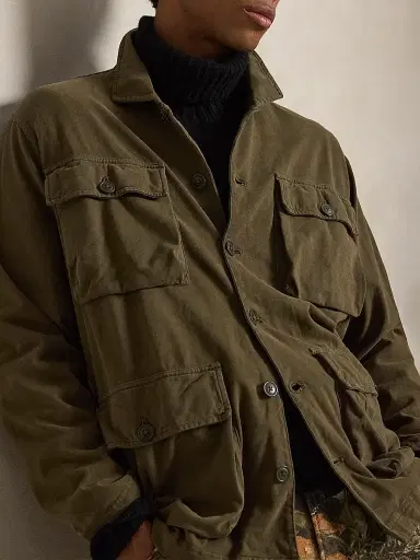 Polo Ralph Lauren Men's Moleskin Utility Overshirt | Thumbnail 5