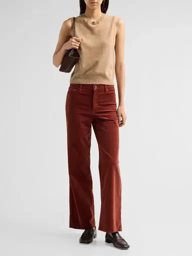 Frame Women's Le Slim Palazzo Corduroy Jeans | Thumbnail 2
