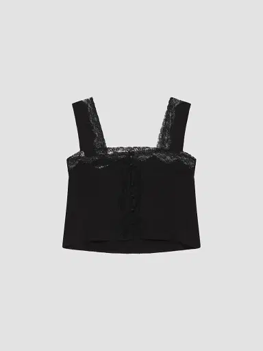 Frame Women's The Chandelier Lace-Trimmed Silk Cami Top | Thumbnail 7 Frame Women's The Chandelier Lace-Trimmed Silk Cami Top | Thumbnail 7