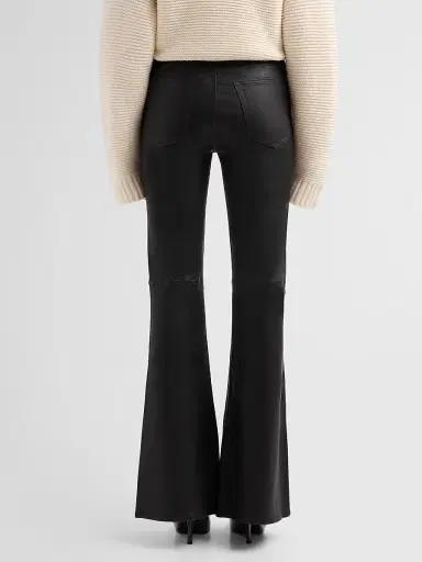 Frame Women's Leather Flared Pants | Thumbnail 3