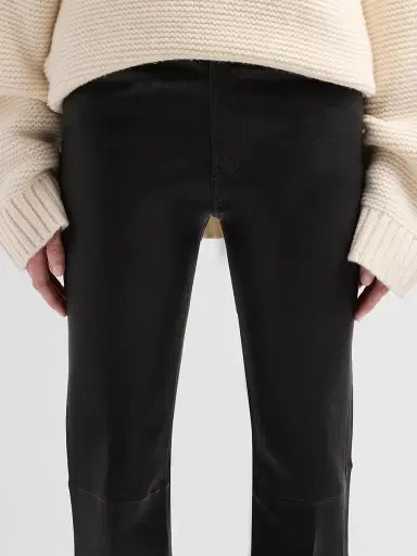 Frame Women's Leather Flared Pants | Thumbnail 5