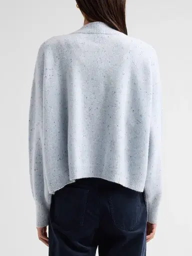 Frame Women's Fleck Cashmere Crewneck Cardigan | Thumbnail 3