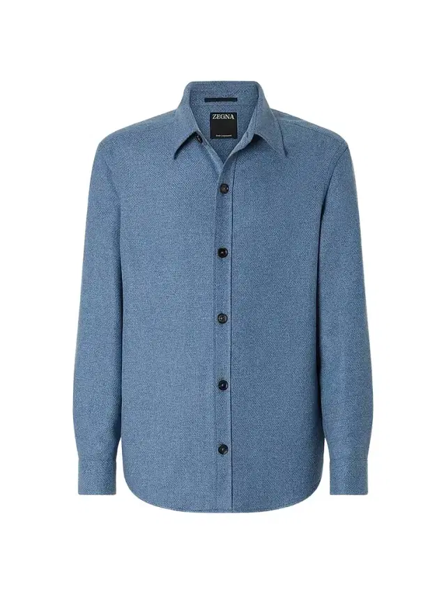 Zegna Men's Oasi Cashmere Overshirt
