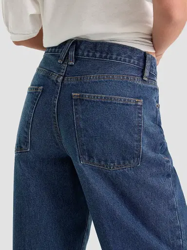 GOOD AMERICAN Women's Vintage Low-Slung Baggy Jeans | Thumbnail 6