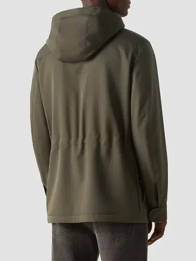 Zegna Men's Microfiber Motorin 300CC Car Coat | Thumbnail 3 Zegna Men's Microfiber Motorin 300CC Car Coat | Thumbnail 3