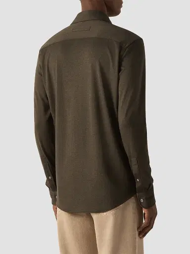 Zegna Men's Cashmere and Silk Shirt | Thumbnail 3 Zegna Men's Cashmere and Silk Shirt | Thumbnail 3
