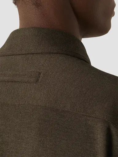 Zegna Men's Cashmere and Silk Shirt | Thumbnail 4 Zegna Men's Cashmere and Silk Shirt | Thumbnail 4